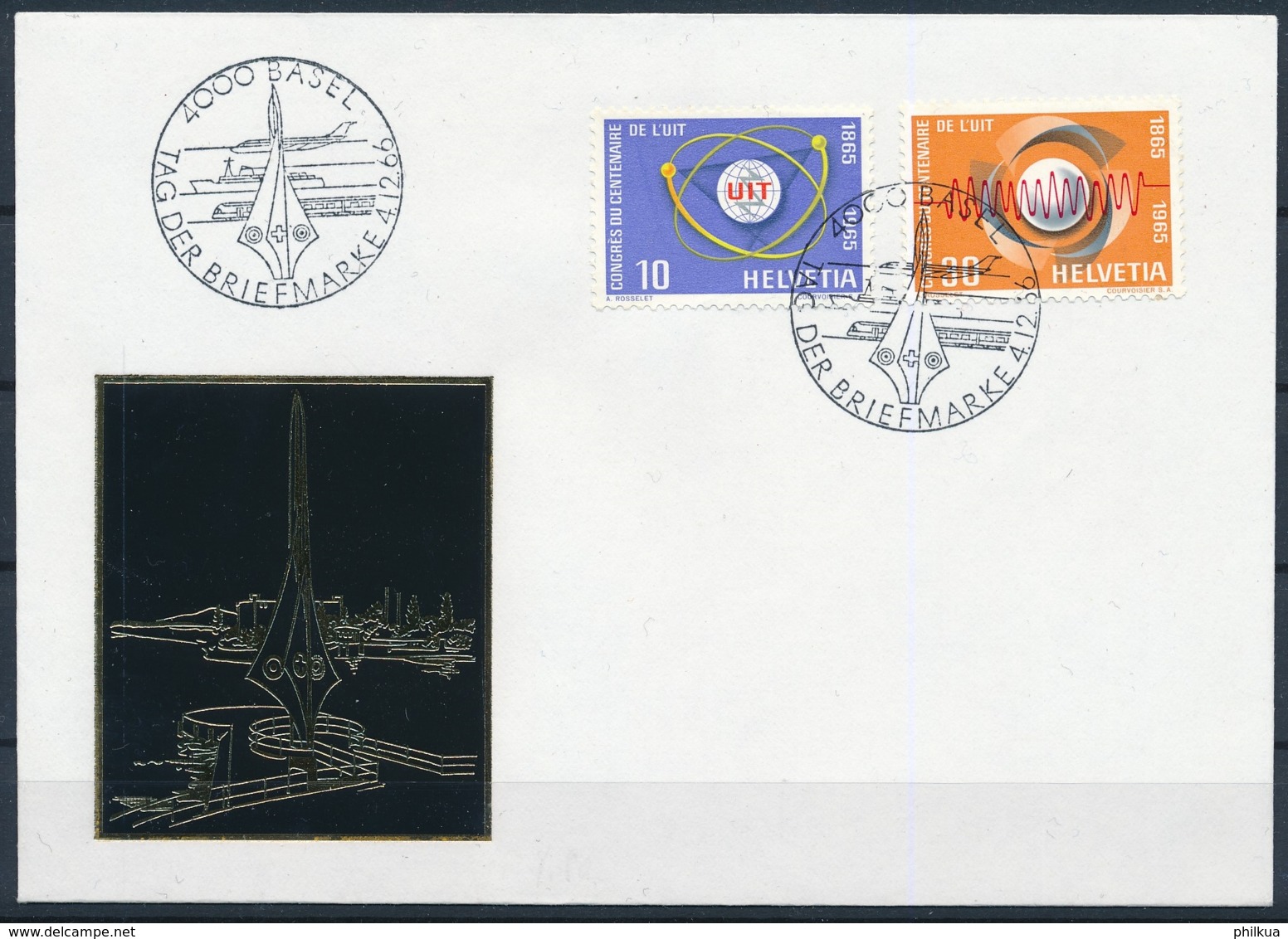 1966 TAG DER BRIEFMARKE  - BASEL - Briefe U. Dokumente