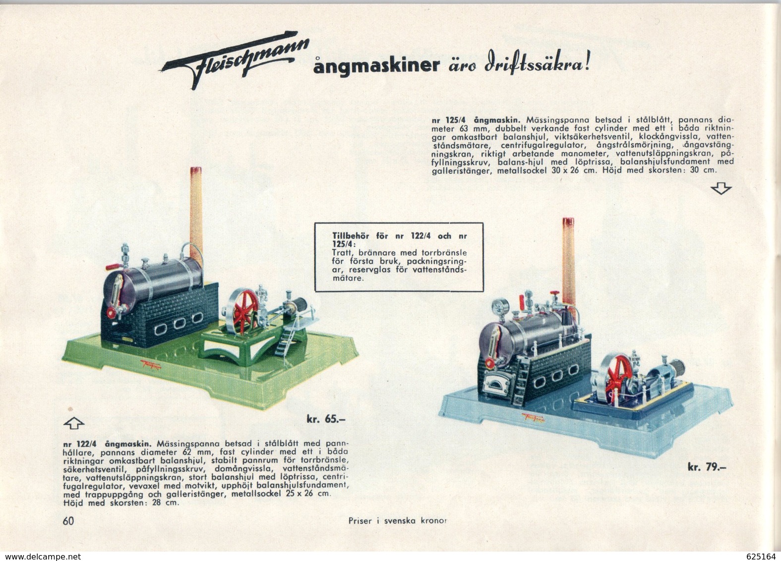 Catalogue FLEISCHMANN 1956 Trains Miniatures électriques Et à Ressort à L'échelle HO Et O - Machines à Vapeur-en Suédois - Unclassified