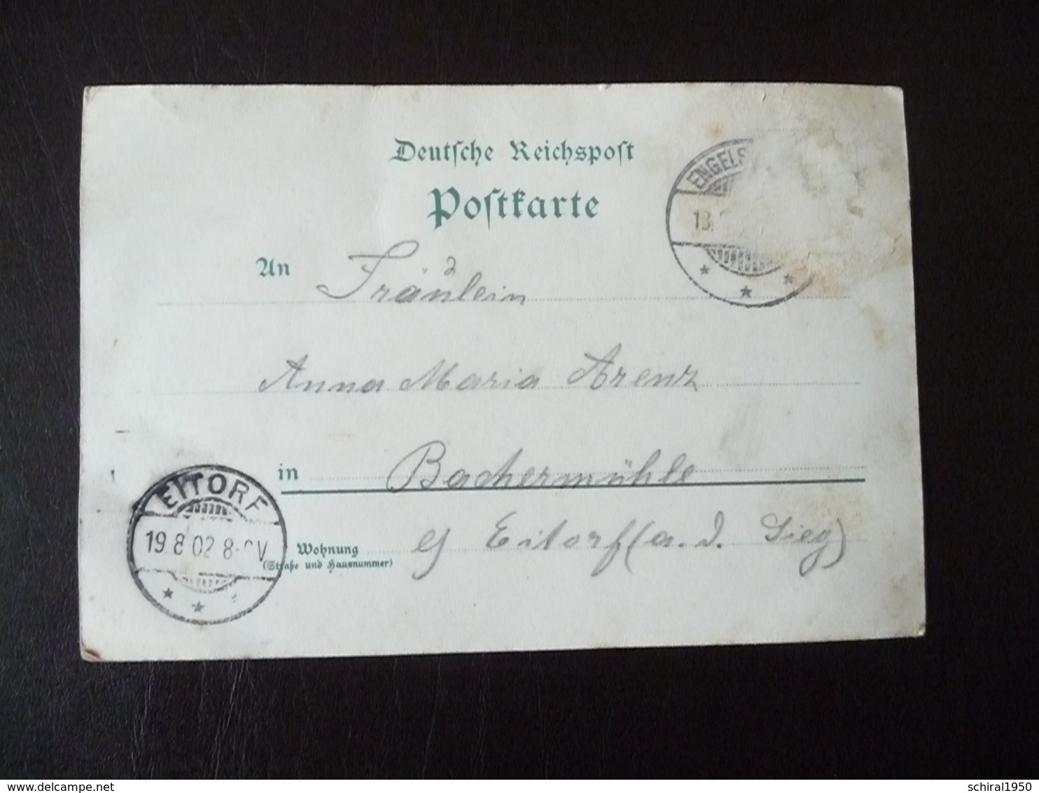 Gruss Aus Hardt Bei Engelskirchen Litho 1902 - Sonstige & Ohne Zuordnung