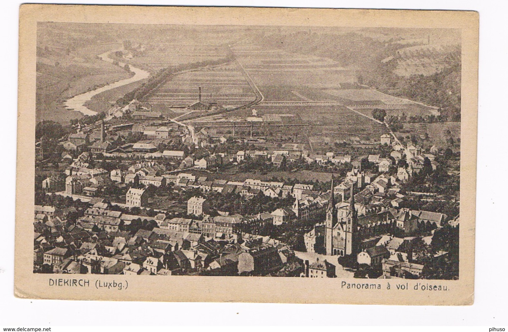 L-2215   DIEKIRCH : Panorama A Vol D'Oiseau - Differdange