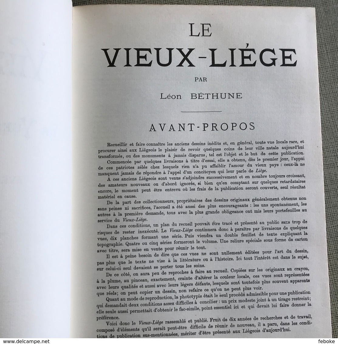 Vieux Liège: Recueil De Vues Rares Et Inédites Léon Béthune LIBRO -SCIENCES 1974 - Belgique