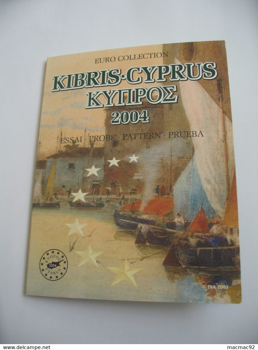 Coffret FDC Euro Patterns Set - Euro Prove - CHYPRE - CYPRUS  2004    **** EN ACHAT IMMEDIAT **** - Zypern