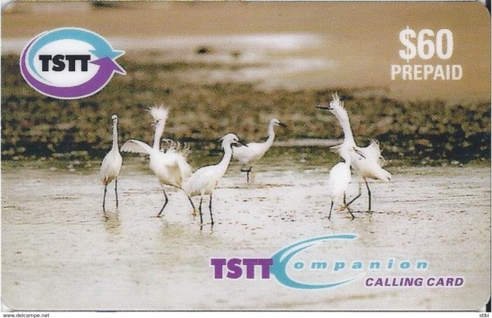 TRINIDAD & TOBAGO - DANCING EGRETS - E/001 - Trinidad & Tobago