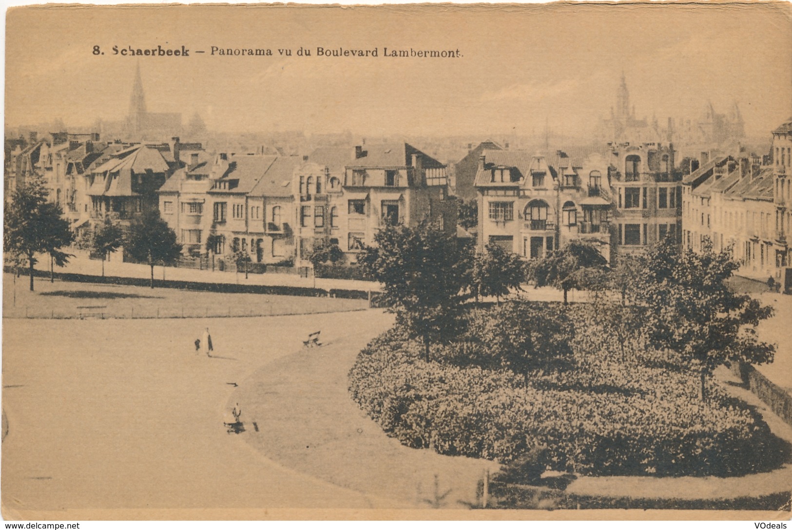 CPA - Belgique - Brussels - Bruxelles - Schaerbeek - Panorama Vu Du Boulevard Lambermont - Schaarbeek - Schaerbeek