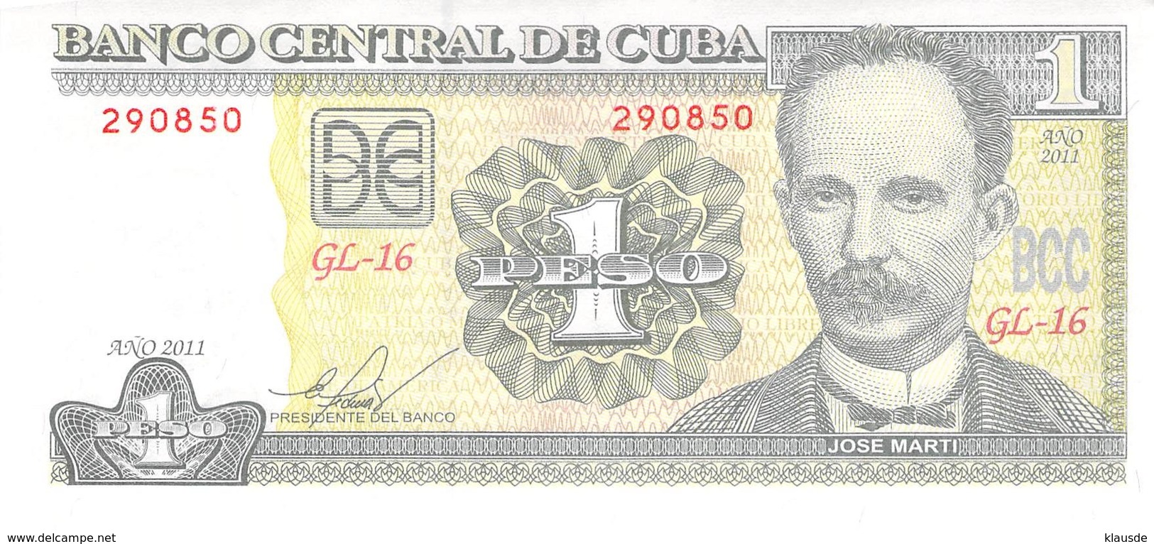 1 Peso Cuba 2011 - Kuba