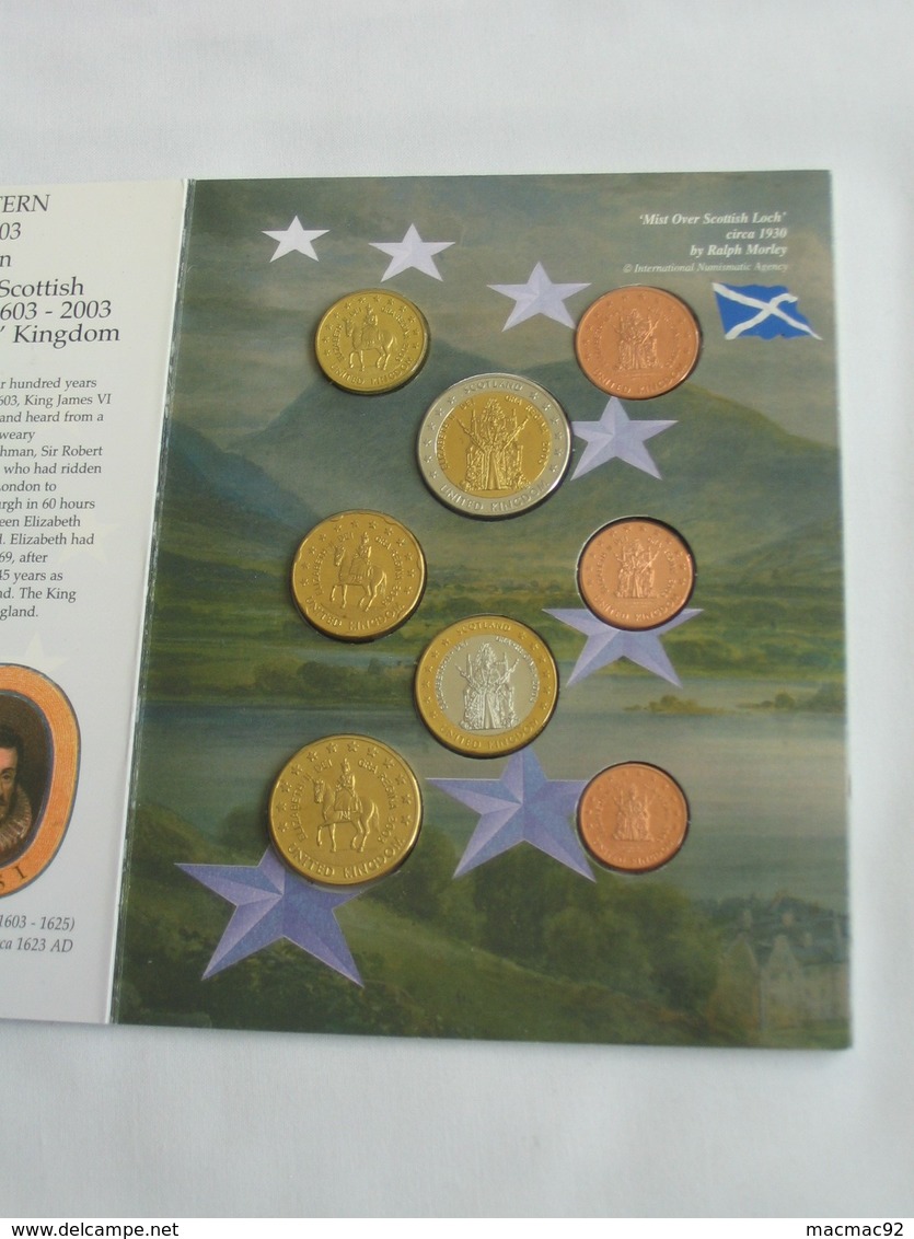 Coffret FDC Euro Patterns Set - Euro Prove - UNITED KINGDOM  - SCOTLAND 2003    **** EN ACHAT IMMEDIAT **** - Pruebas Privadas