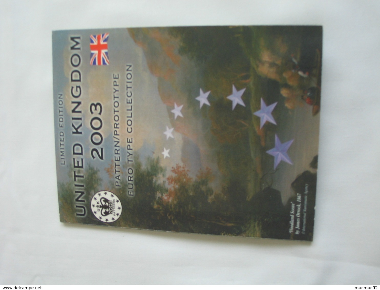 Coffret FDC euro Patterns set - Euro prove - UNITED KINGDOM  - SCOTLAND 2003    **** EN ACHAT IMMEDIAT ****