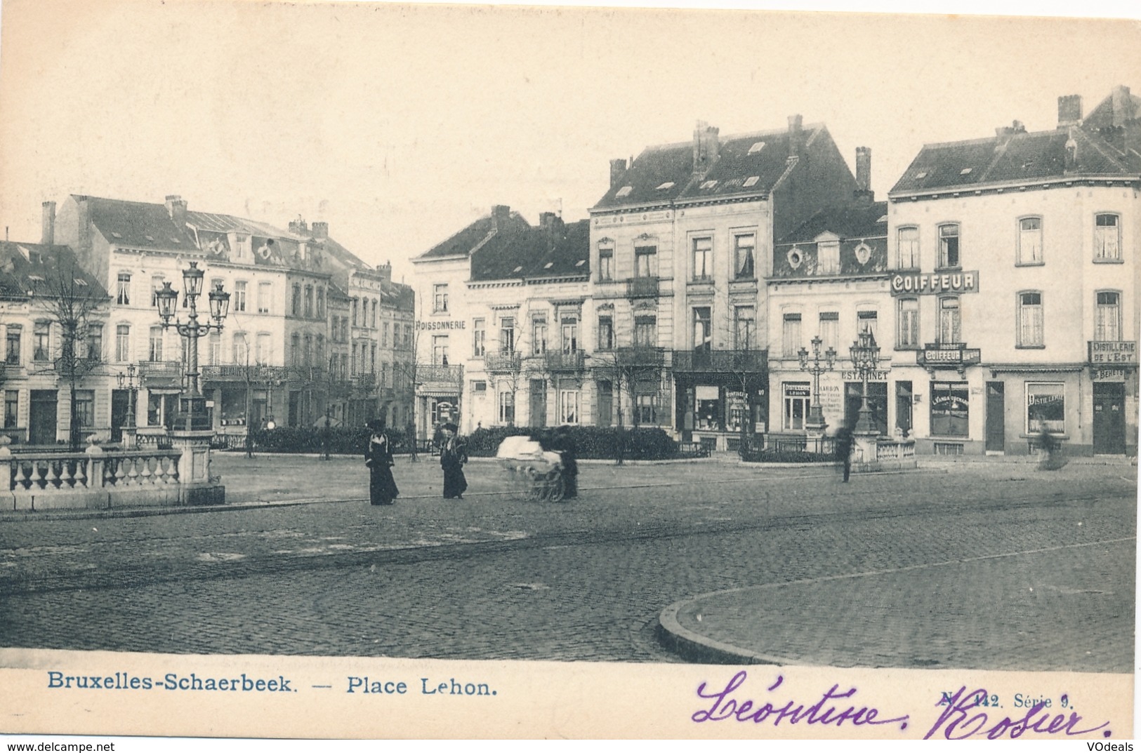 CPA - Belgique - Brussels - Bruxelles - Schaerbeek - Place Lehon - Schaarbeek - Schaerbeek