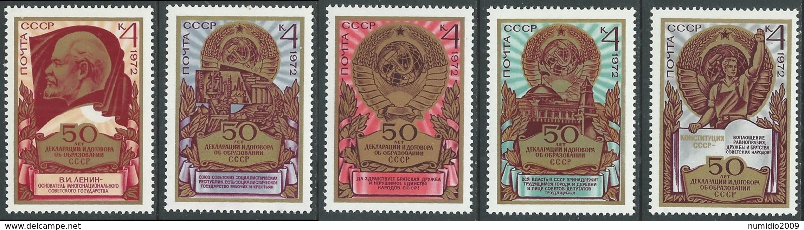 1972 RUSSIA UNIONE DELLE REPUBBLICHE SOCIALISTE SOVIETICHE MNH ** - UR22-8 - Nuovi