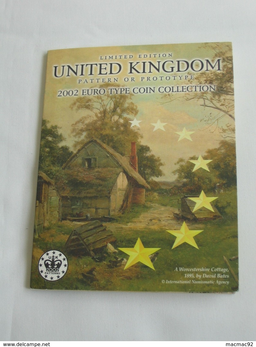 Coffret FDC Euro Patterns Set - Euro Prove - UNITED KINGDOM  - 2002  **** EN ACHAT IMMEDIAT **** - Essais Privés / Non-officiels