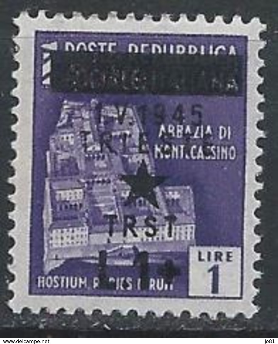 Italie -Trente Et Trieste - Occ. Yougoslave YT 5 XX / MNH - Ocu. Yugoslava: Trieste