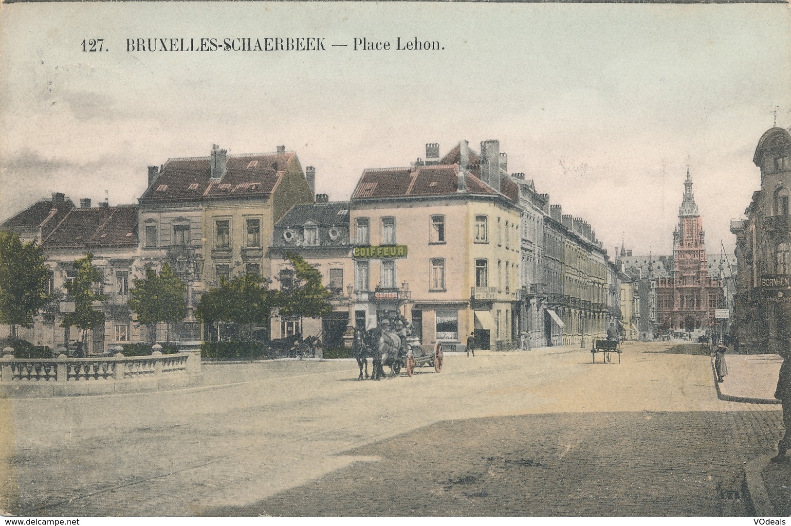 CPA - Belgique - Brussels - Bruxelles - Schaerbeek - Place Lehon - Schaerbeek - Schaarbeek