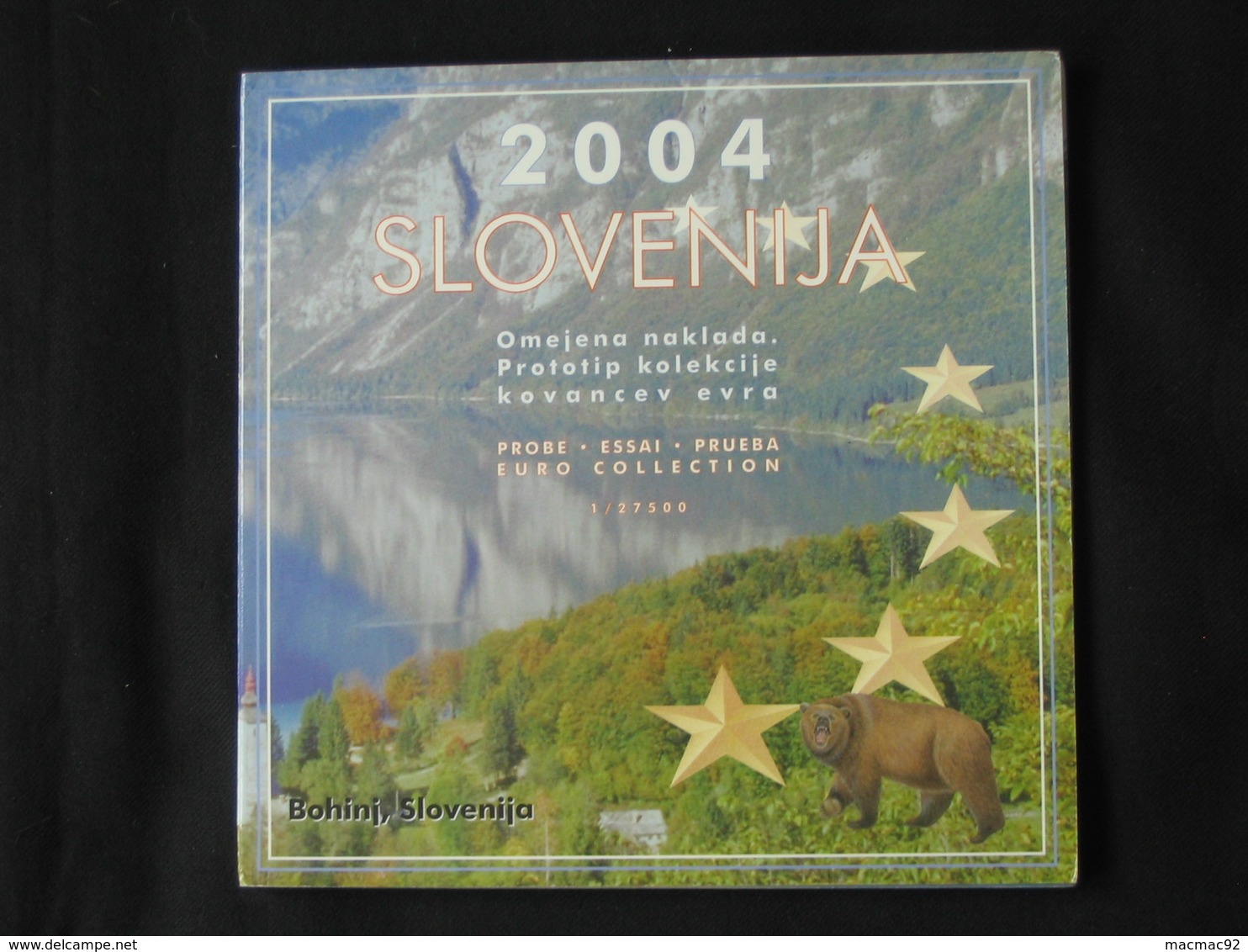 Coffret FDC Euro Patterns Set - Euro Prove - SLOVENIE -SLOVENIJA - 2004  **** EN ACHAT IMMEDIAT **** - Essais Privés / Non-officiels