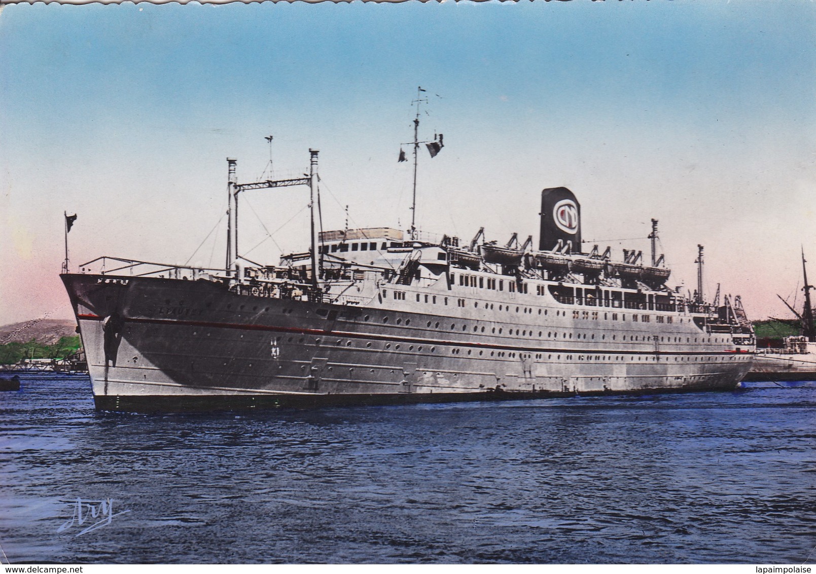 Thèmes > Transports > Bateaux > Paquebots   " Le Lyautey" - Paquebote