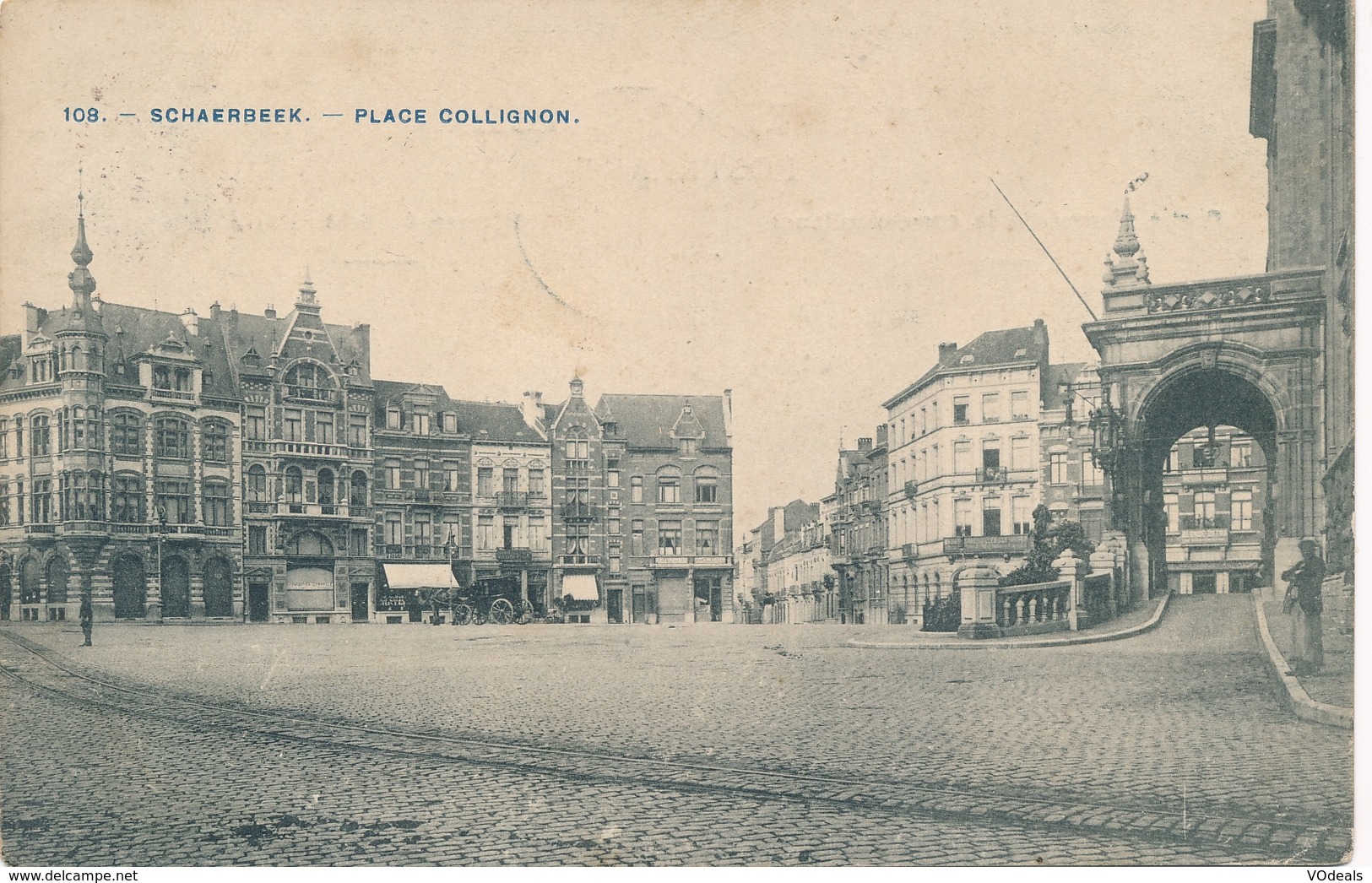 CPA - Belgique - Brussels - Bruxelles - Schaerbeek - Place Colignon - Schaarbeek - Schaerbeek