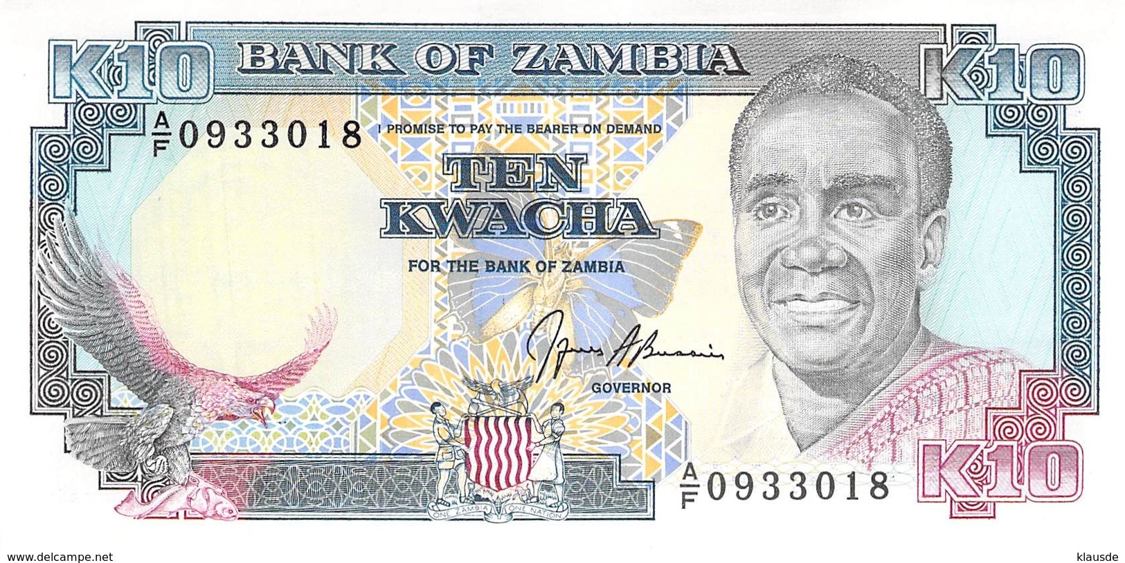 10 Kwacha Sambia - Sambia