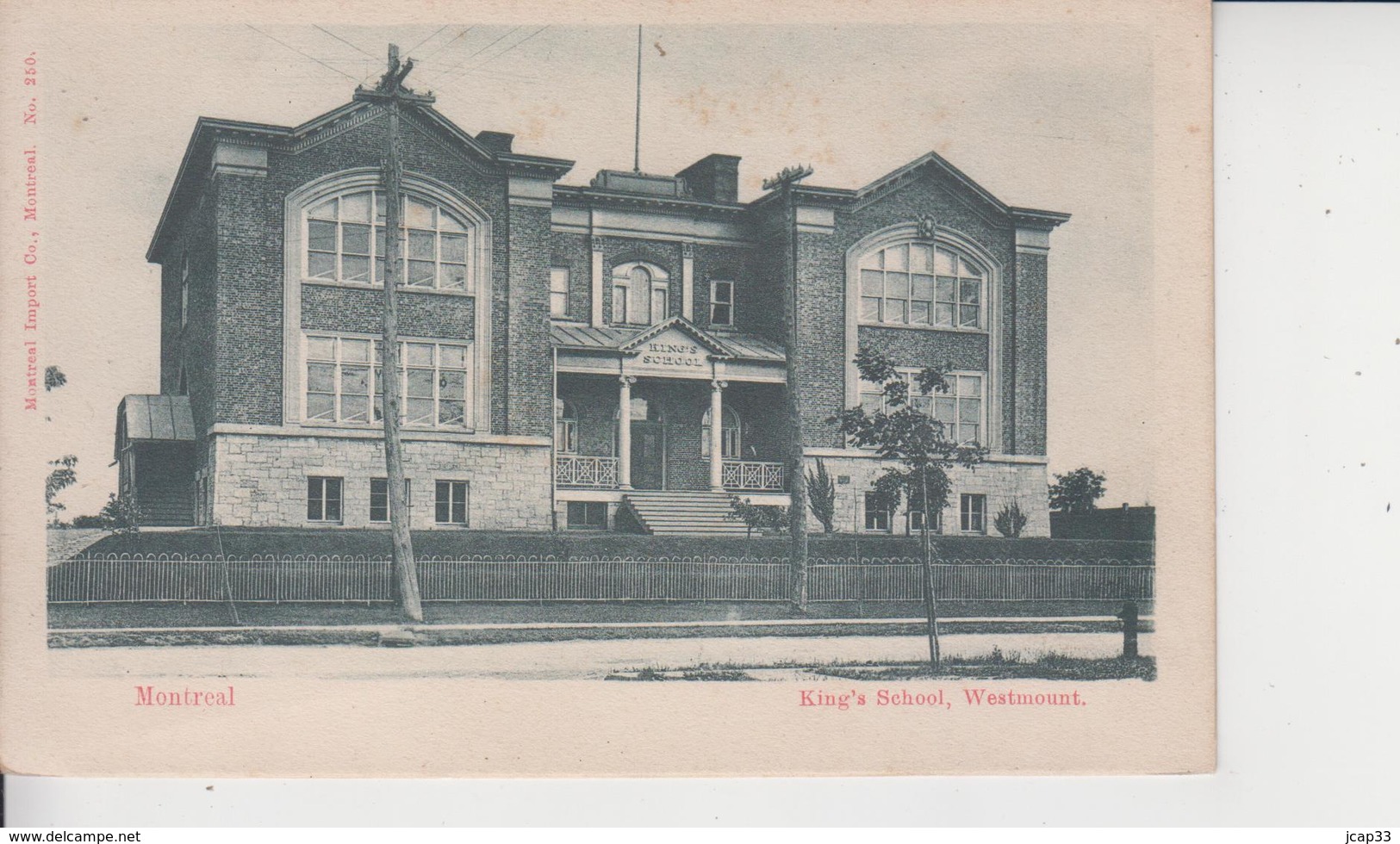 MONTREAL  -  King's School, Westmount  - - Montreal