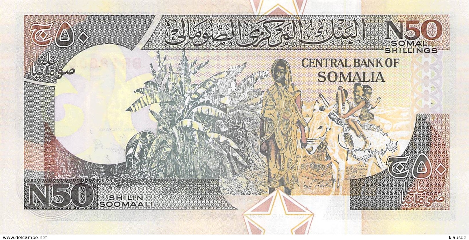 50 Shilin Soomaalia 1991 - Somalië