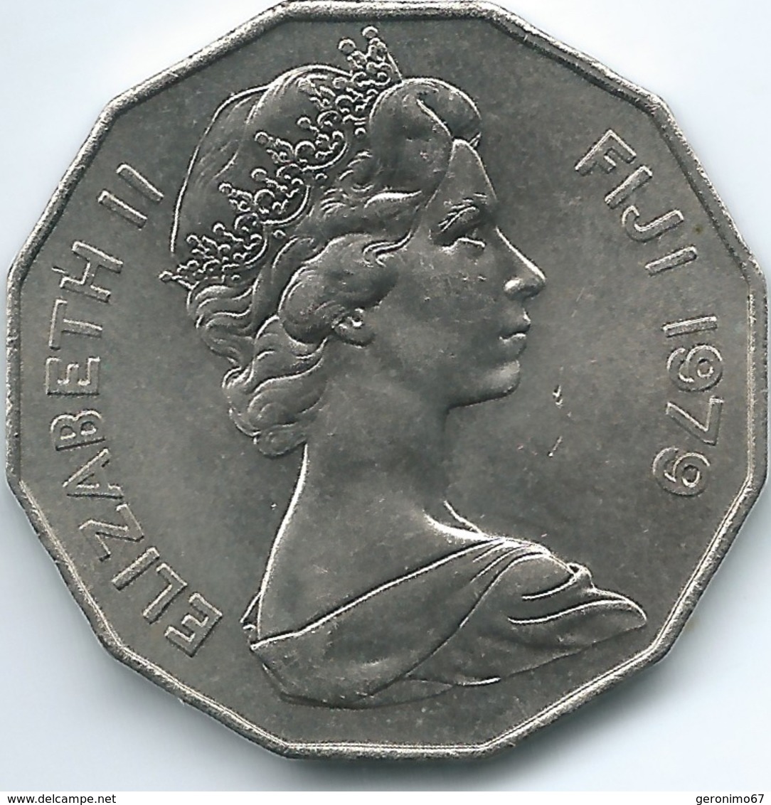 Fiji - Elizabeth II - 1979 - 50 Cents - FAO - Centennial Of 1st Indians In Fiji - KM44 - Fiji