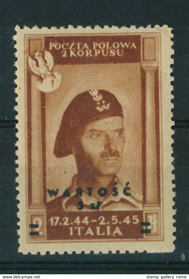 CORPO POLACCO - ANNO 1946 - POSTA AEREA 1 - LINGUELLATO - 1946-47 Corpo Polacco Periode