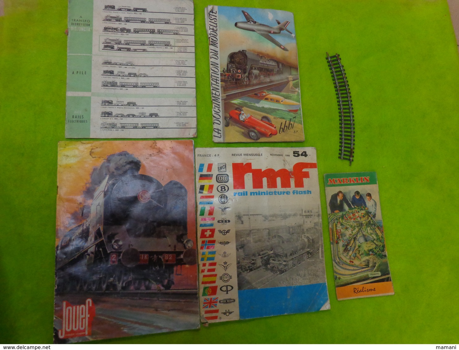 Lot De Catalogues Et Revue-rmf- Jouef-marklin- Des Annees 60 Pour Jouef 73-74 - Other & Unclassified