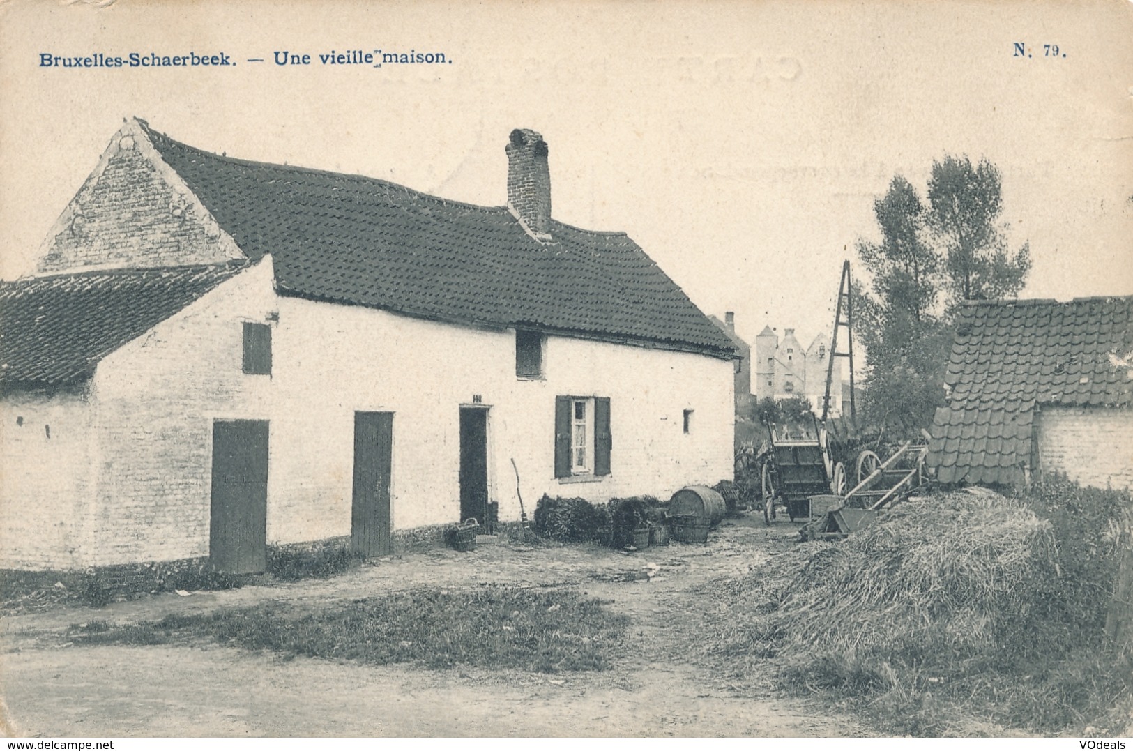 CPA - Belgique - Brussels - Bruxelles - Schaerbeek - Une Vieille Maison - Schaarbeek - Schaerbeek