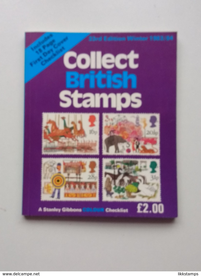 COLLECT BRITISH STAMPS 33rd EDITION ( A STANLEY GIBBONS CHECK LIST ) WINTER 1983/84 USED #L0093 (B7) - Grande-Bretagne