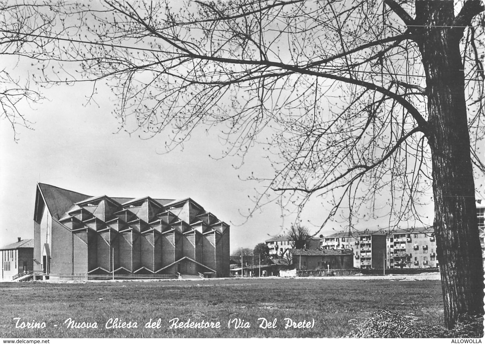 3802 " TORINO-NUOVA CHIESA DEL REDENTORE (VIA DEL PRETE)  "  CART. POST. OR. NON SPED. - Chiese