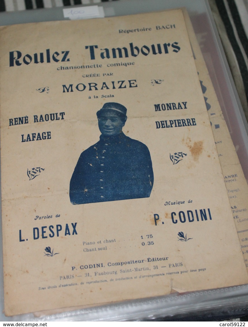 Partition De "Roulez Tambour" - Partituren