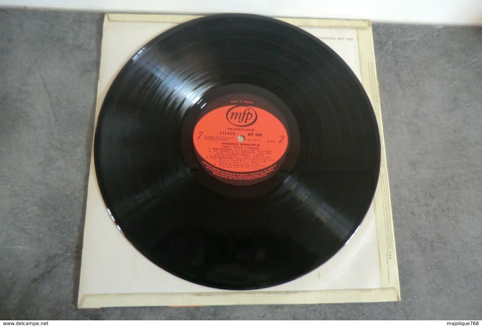 Disque De Larry Adler - Ambiance Harmonica - MFP 5050 - - Musicals