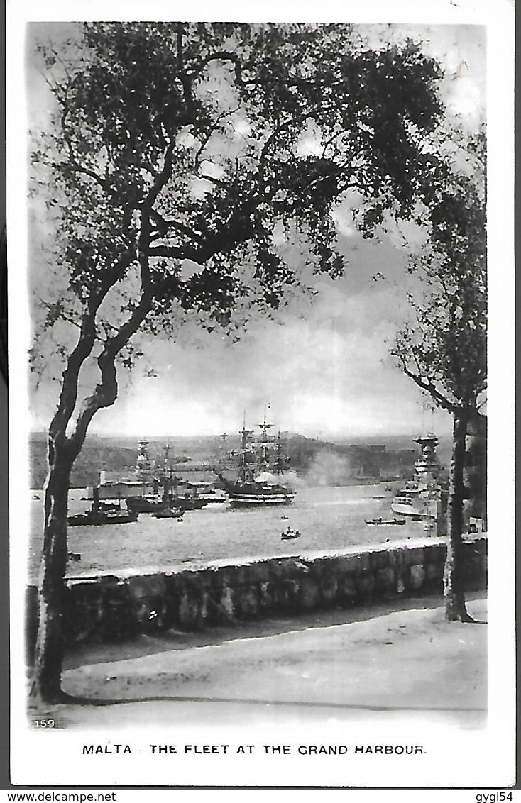 Malta  The Fleet  At The Grand  Harbour - Malte