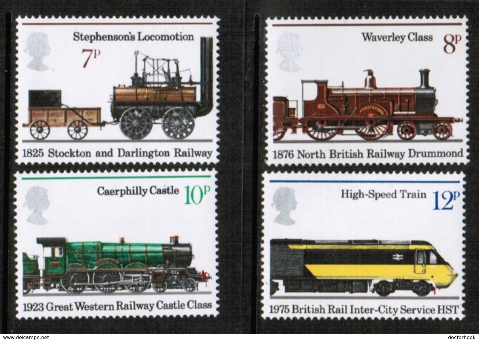 GREAT BRITAIN  Scott # 749-52* VF MINT LH (Stamp Scan # 506) - Unused Stamps