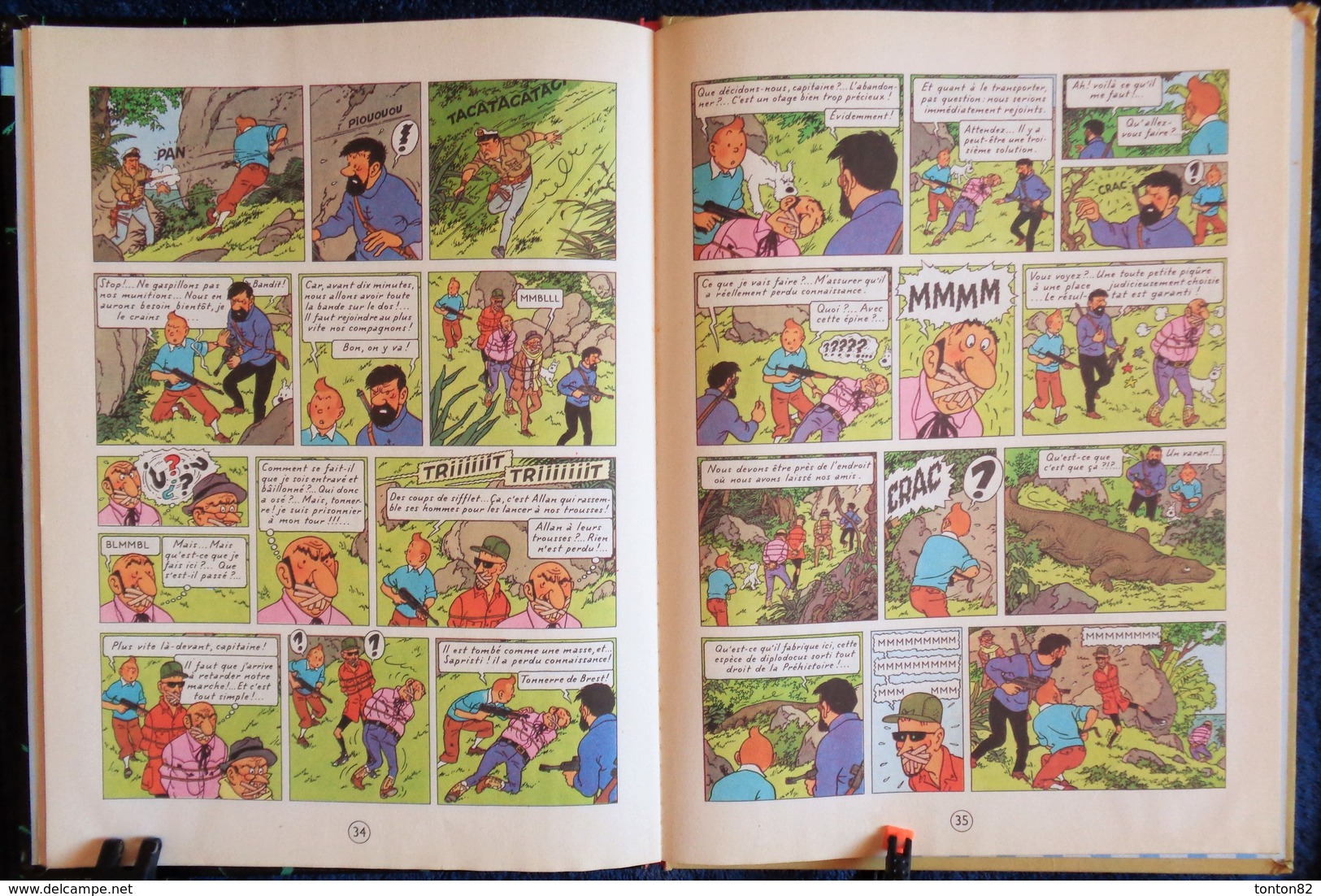 Hergé - TINTIN - Vol 714 pour Sydney - ( 1968 - 22 B 38 ) .