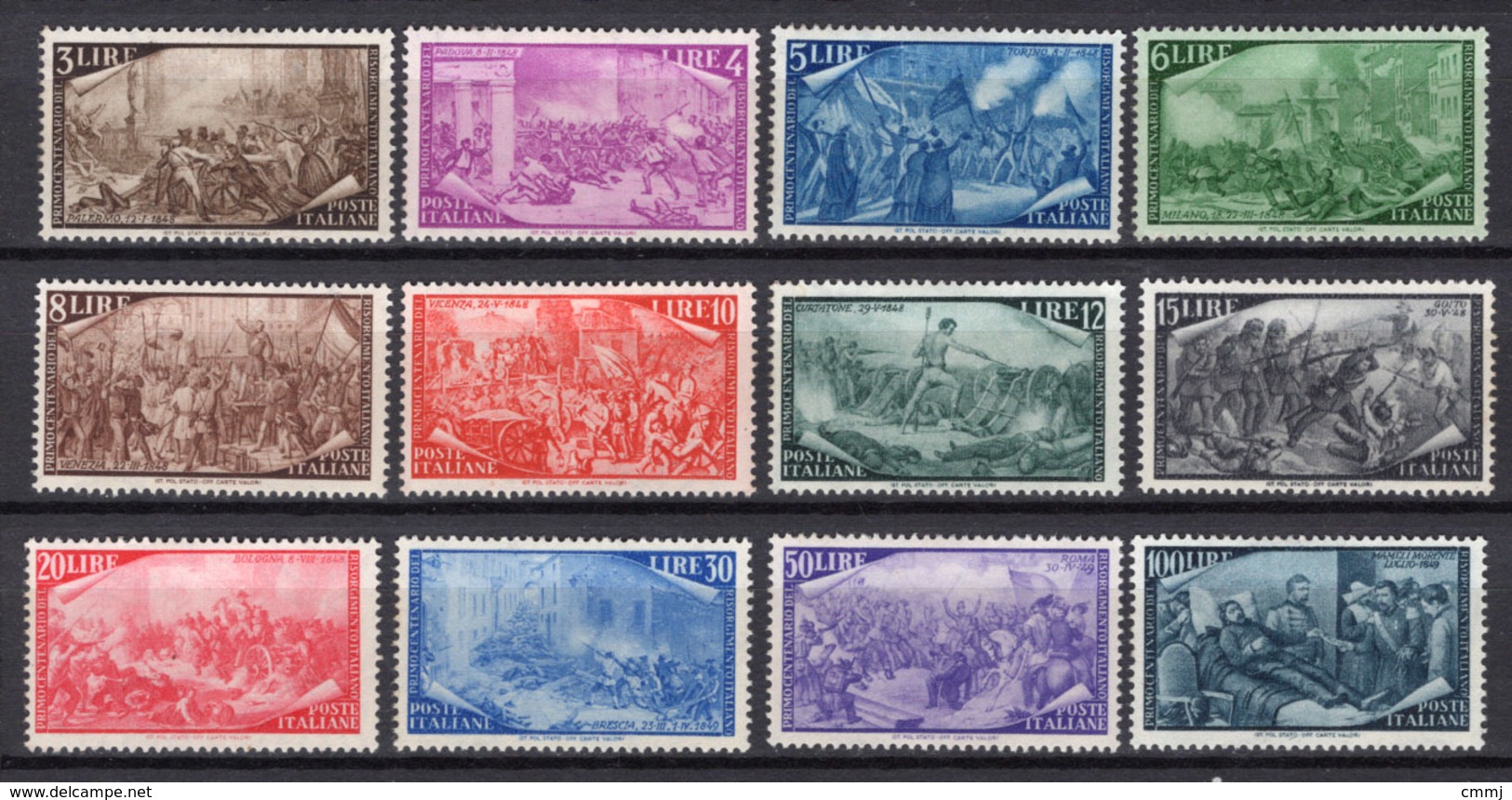 1948 -  Italia - Italy - - Unif.  580/591 - LH - (C17647.21.) - 1946-60: Nuovi