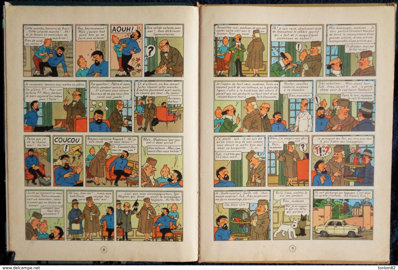 Hergé - TINTIN - Les Bijoux De La Castafiore - ( 1966 - 21 B 36 ) . - Tintin