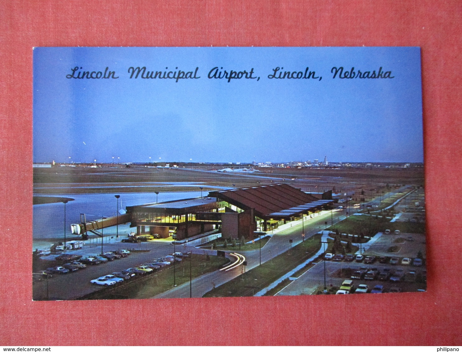 Night View  Lincoln Municipal  Airport  Nebraska > Lincoln  Ref 3364 - Lincoln