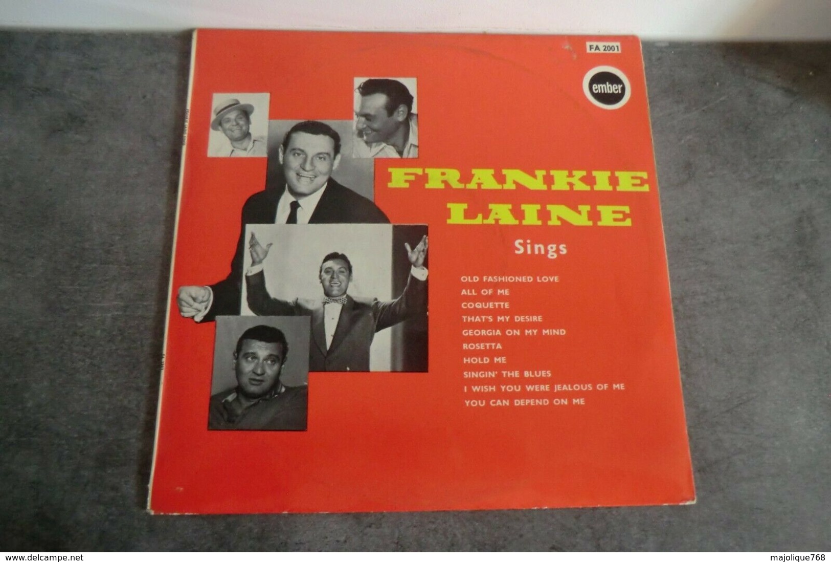 Disque - Frankie Laine - Sings - Ember FA 2001 - 1965 - Blues