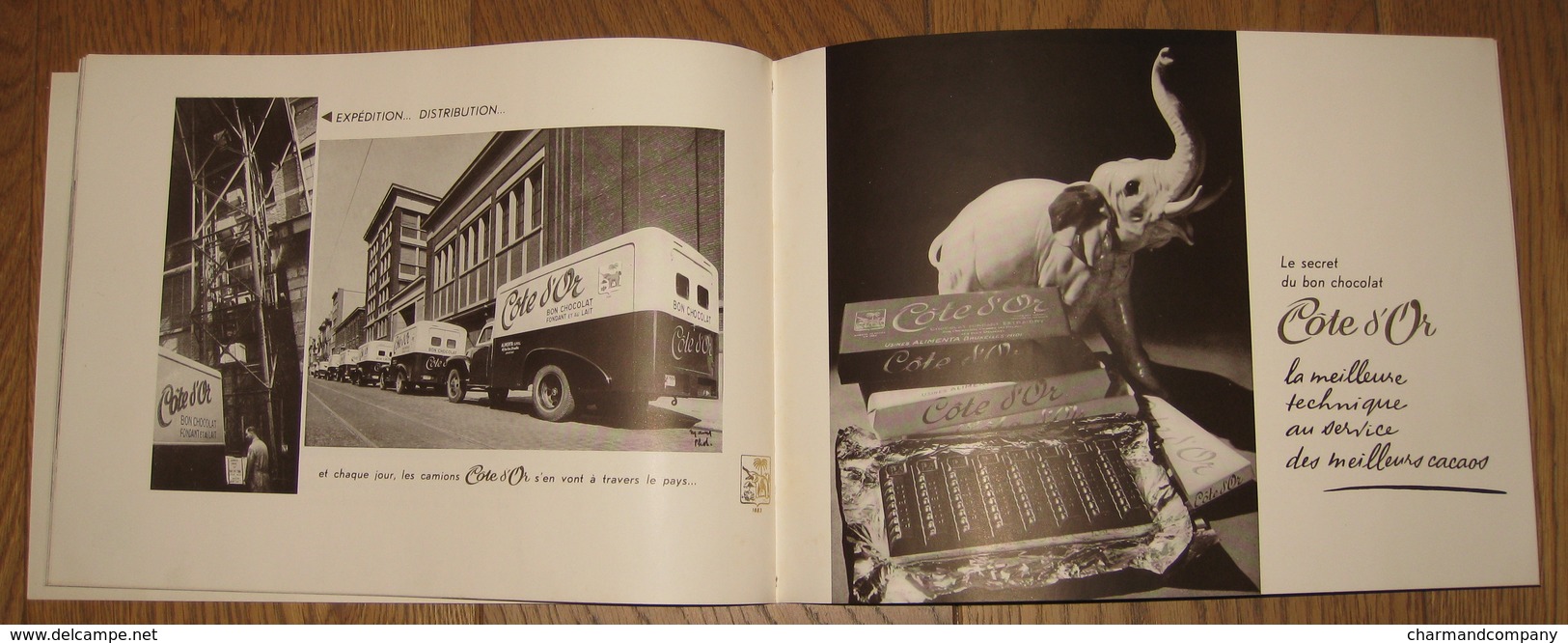 1952 Plaquette publicitaire chocolat Côte d'Or Superbe ! dans son emballage d'origine - 40 pages illustrées - 9 scans