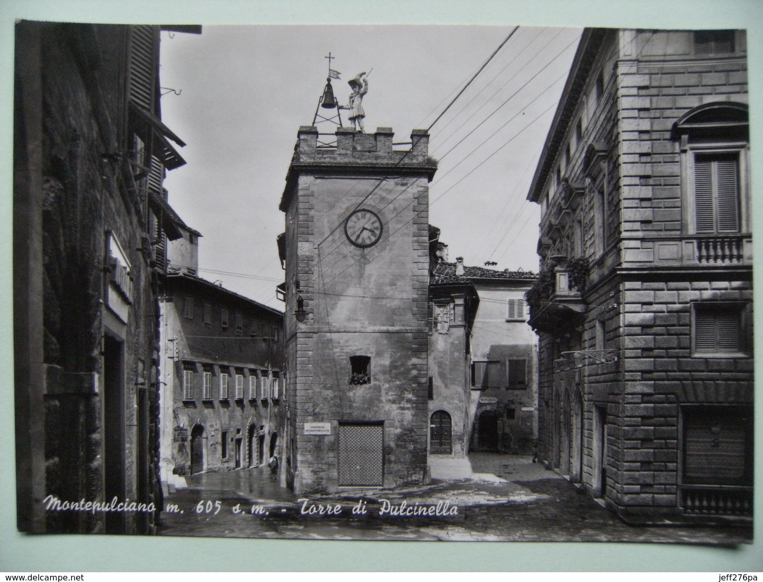 CPSM Montepulciano - Torre Di Pulcinella - Vue De La Tour Et Jacquemart   A Voir ! - Autres & Non Classés