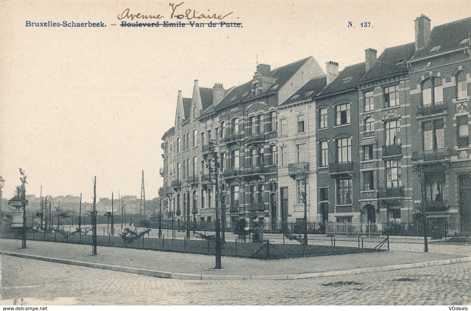 CPA - Belgique - Brussels - Bruxelles - Schaerbeek - Boulevard Emile Van De Putte - Schaarbeek - Schaerbeek