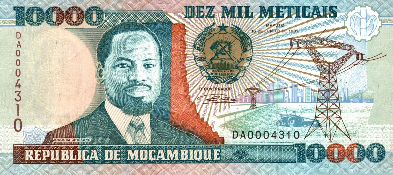 6652-2019    BILLET DE BANQUE   MOZAMBIQUE - Mozambique