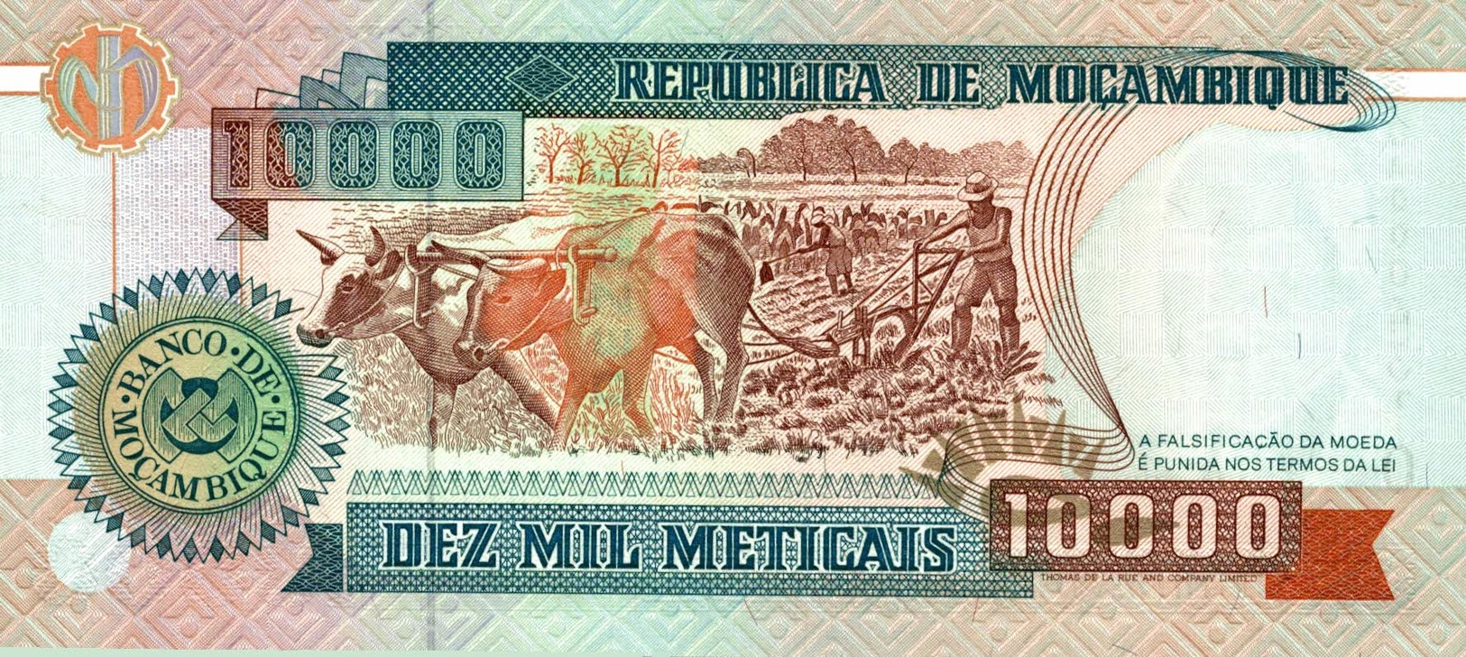 6652-2019    BILLET DE BANQUE   MOZAMBIQUE - Mozambique