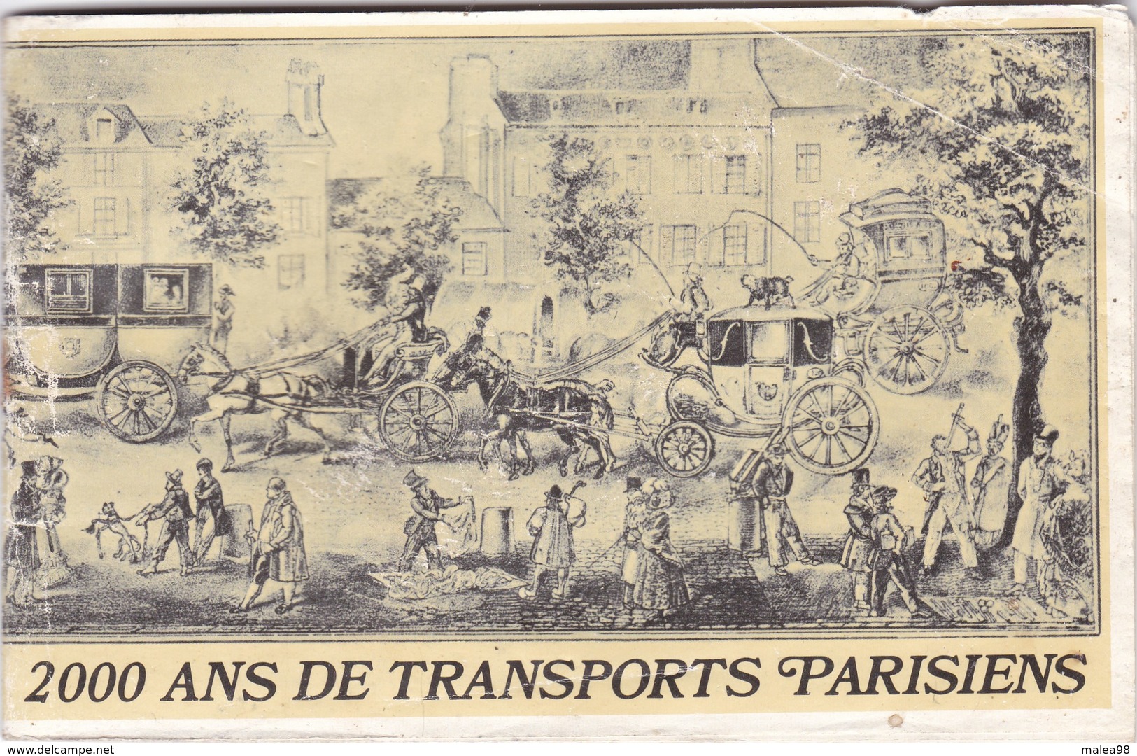 REVUE   ,,,,2000 ANS DE  TRANSPORTS  PARISIENS ,,,, 39 Pages , TRES  ILLUSTREE - Autres & Non Classés