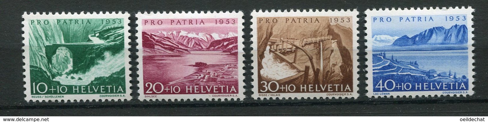 12922 SUISSE  N° 532/5 * Sauf 531  Pro Patria  1953    TB/TTB - Nuovi