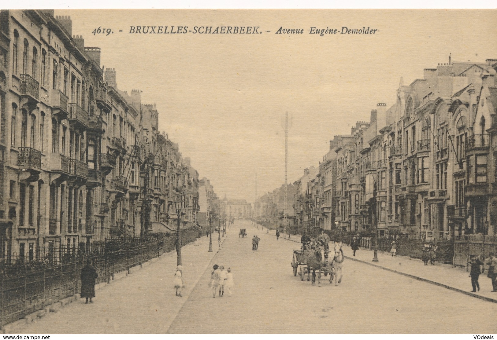 CPA - Belgique - Brussels - Bruxelles - Schaerbeek - Avenue Eugène Demolder - Schaarbeek - Schaerbeek