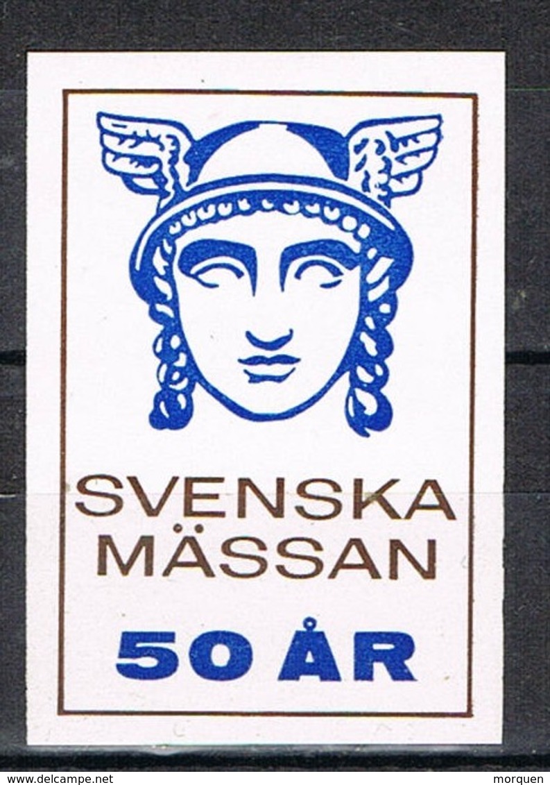 Viñeta, Label, Vignette SUECIA Sverige. SVENSKA MÄSSAN, 50 Ar  * - Varietà & Curiosità