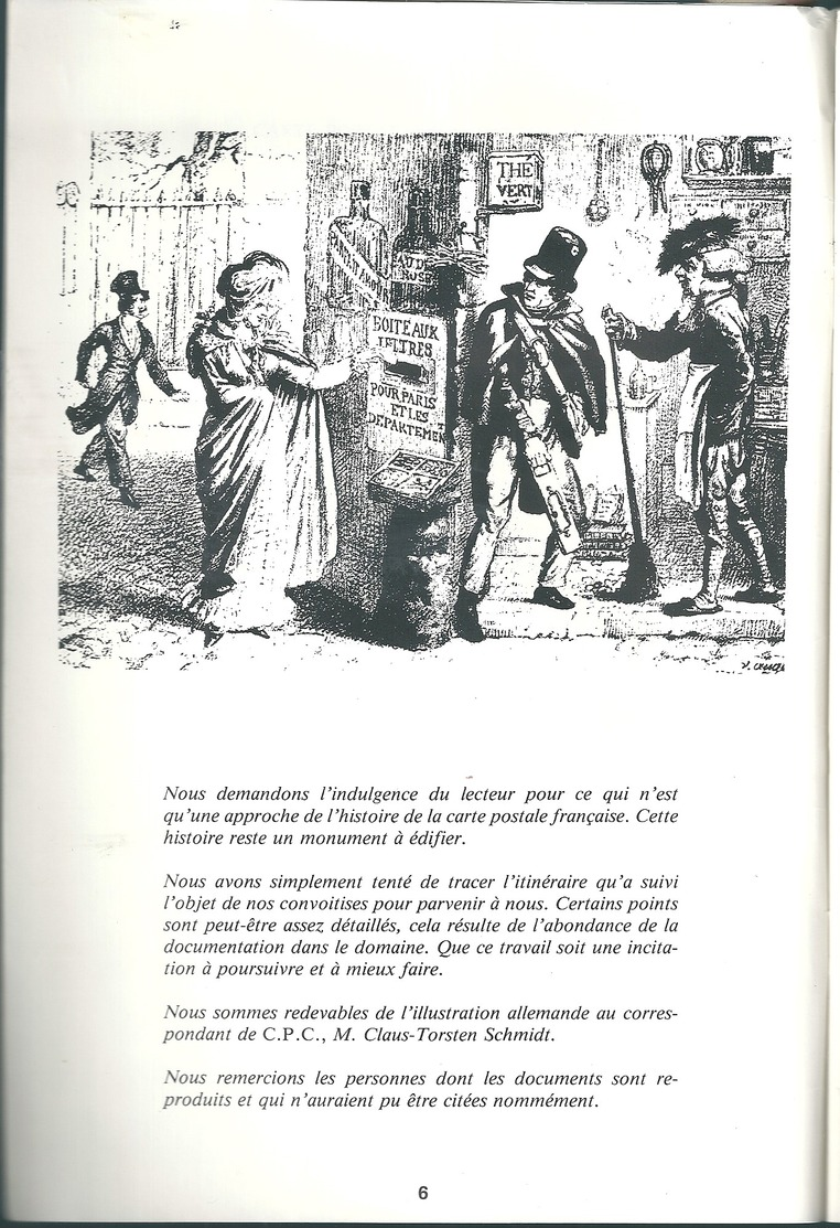 NO SPECIAL CARTES POSTALES ET COLLECTION   HISTORIQUE De La CARTE POSTALE Française Illustrée (oct.1987) - Français