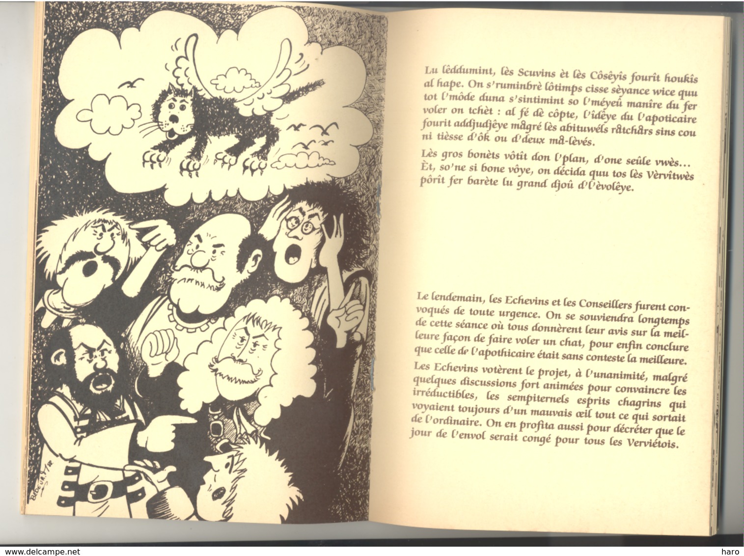 Livre - VERVIERS - La Véritable Histoire Du " Chat Volant / Tchèt Volant " Texte Bilingue Français/wallon (van) - Belgique