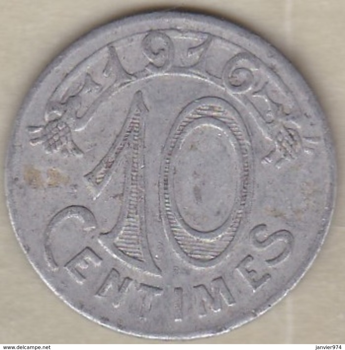 13. Bouche Du Rhône. Marseille. Chambre De Commerce. 10 Centimes 1916, En Aluminium - Monetary / Of Necessity