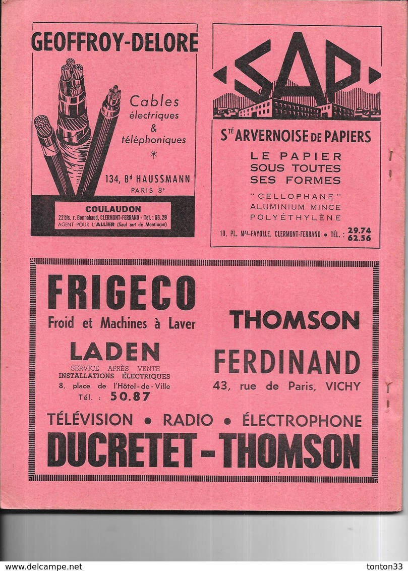 DEPT 03 - ANNUAIRE Officiel Des Abonnés Au Téléphone  Année 1961  - - Telefonbücher